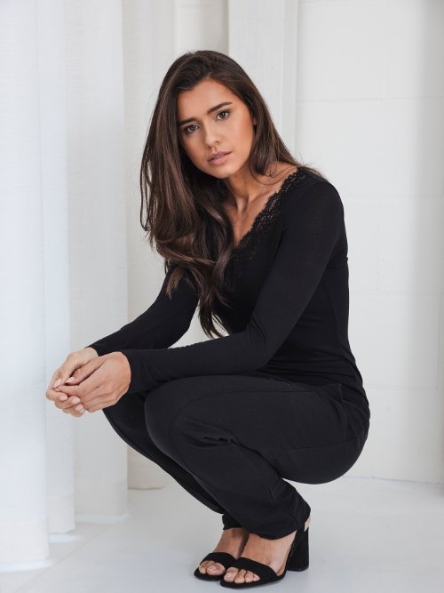 Pastunette Women black sleep shirt