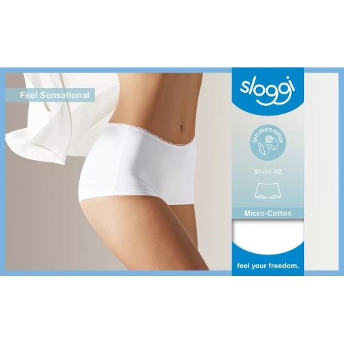 Sloggi Feel Sensational white short