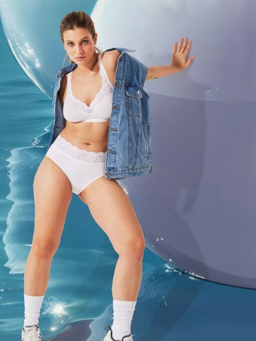 Sloggi Romance white non-padded bra