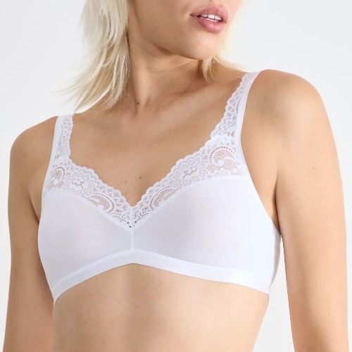 Sloggi Romance white non-padded bra