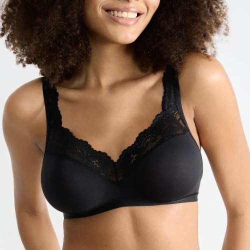 Sloggi Romance black non-padded bra