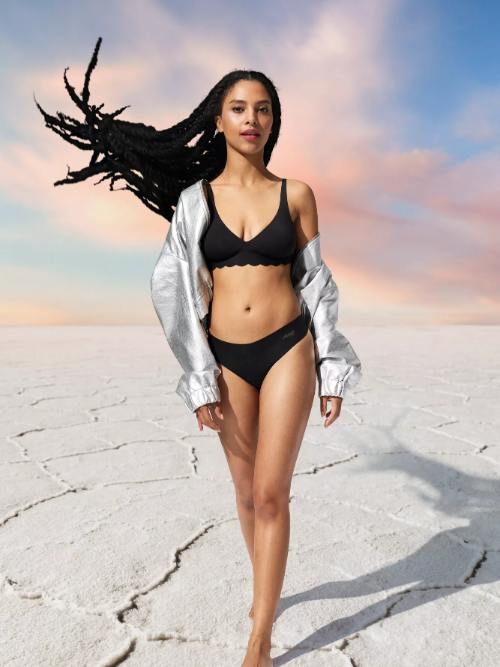 Sloggi Zero Microfibre black non-padded bra