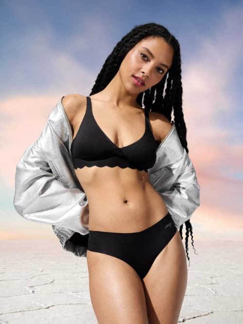 Sloggi Zero Microfibre black non-padded bra