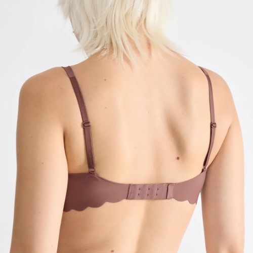 Sloggi Zero Microfibre brown non-padded bra