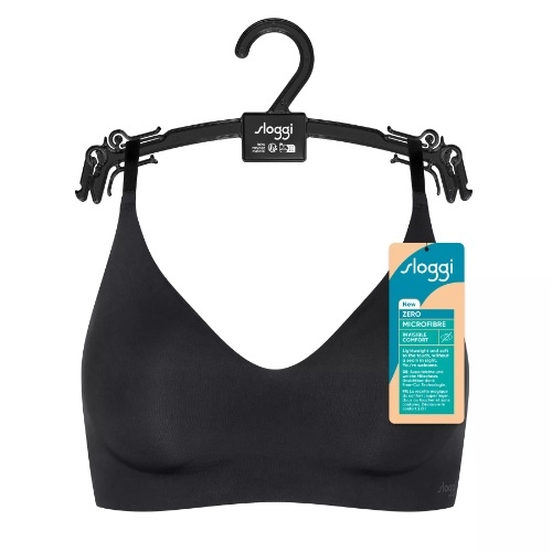 Sloggi Zero Microfibre black non-padded bra