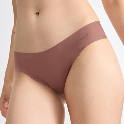 Sloggi Zero Microfibre brown thong