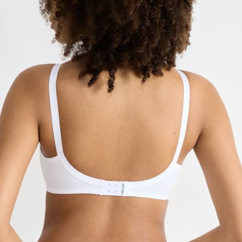Sloggi Basic+ white non-padded bra