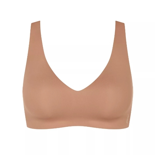 Sloggi Zero Feel brown non-padded bra