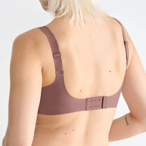 Sloggi Zero Feel brown non-padded bra