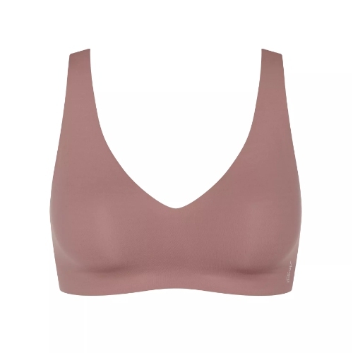 Sloggi Zero Feel brown non-padded bra
