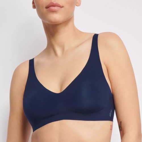Sloggi Zero Feel navy blue non-padded bra