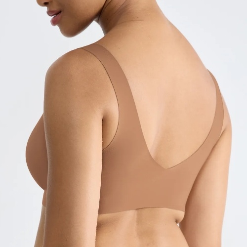 Sloggi Zero Feel brown non-padded bra