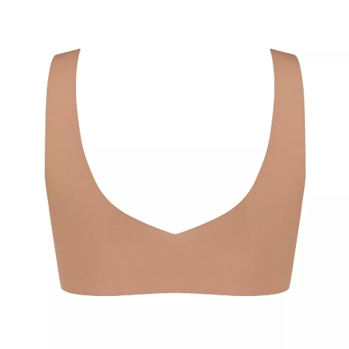 Sloggi Zero Feel brown non-padded bra
