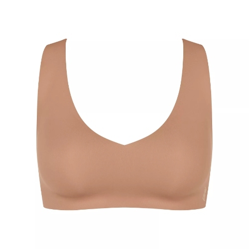 Sloggi Zero Feel brown non-padded bra