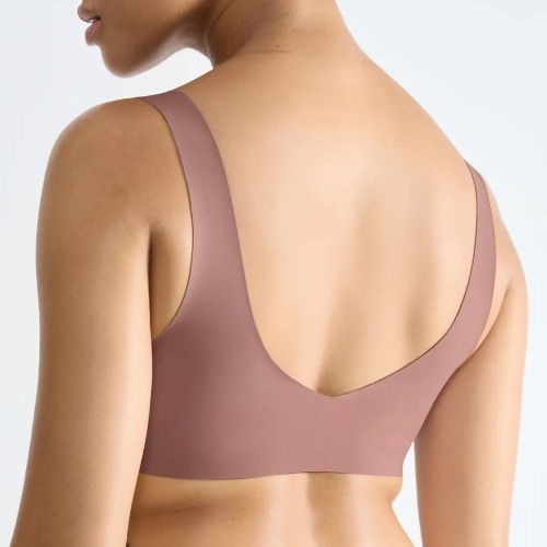 Sloggi Zero Feel brown non-padded bra