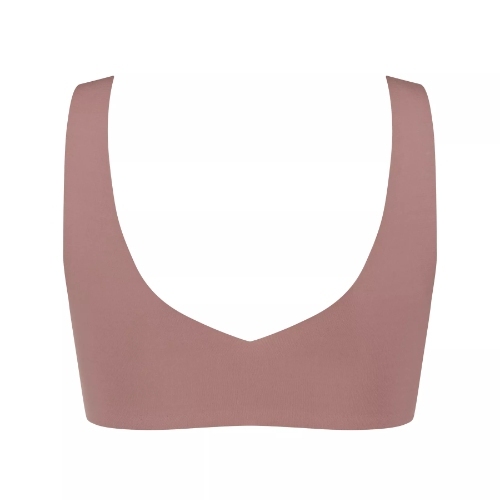 Sloggi Zero Feel brown non-padded bra