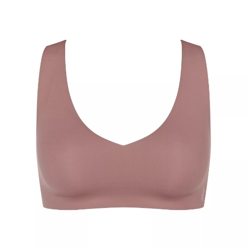 Sloggi Zero Feel brown non-padded bra