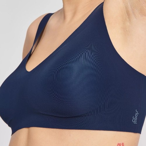 Sloggi Zero Feel navy blue non-padded bra