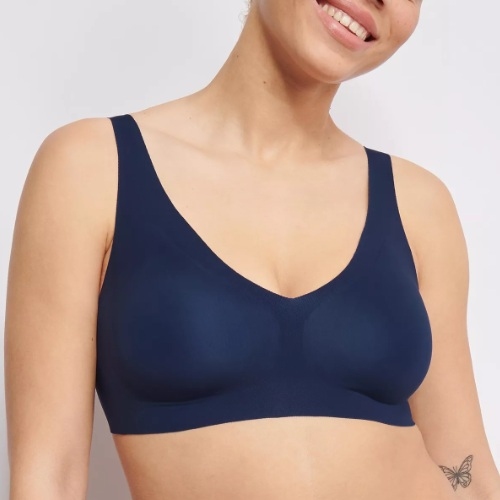 Sloggi Zero Feel navy blue non-padded bra