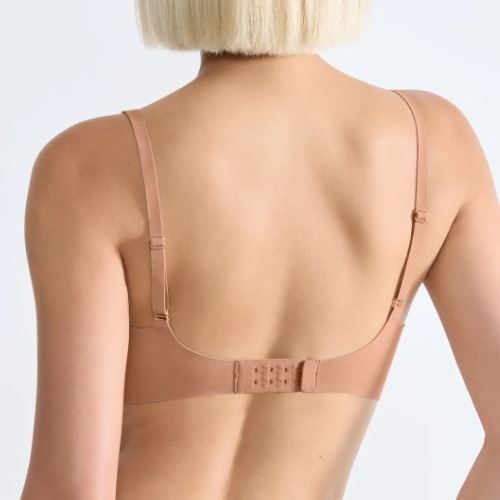 Sloggi Zero Feel brown non-padded bra