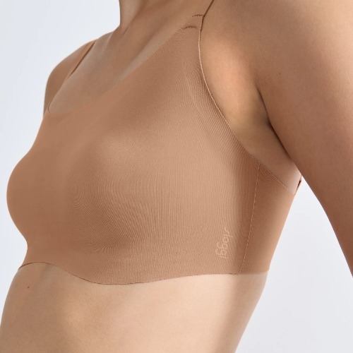 Sloggi Zero Feel brown non-padded bra