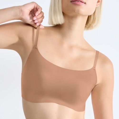 Sloggi Zero Feel brown non-padded bra
