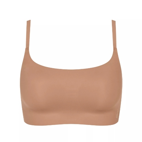 Sloggi Zero Feel brown non-padded bra