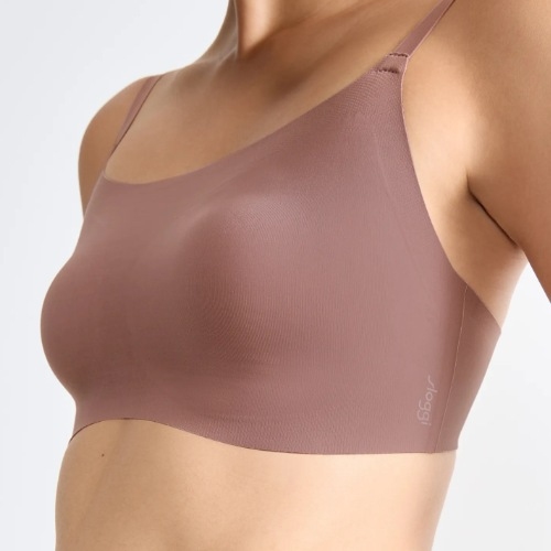 Sloggi Zero Feel brown non-padded bra