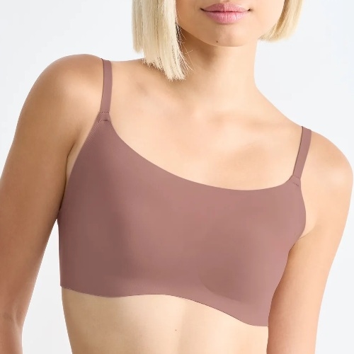 Sloggi Zero Feel brown non-padded bra
