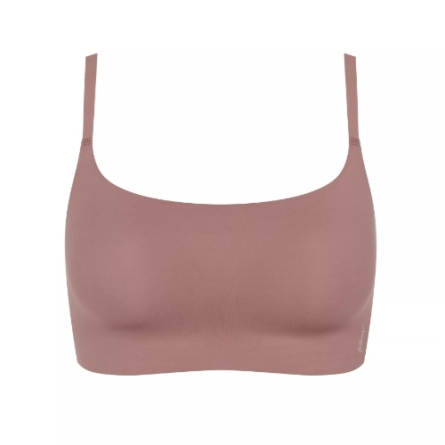 Sloggi Zero Feel brown non-padded bra