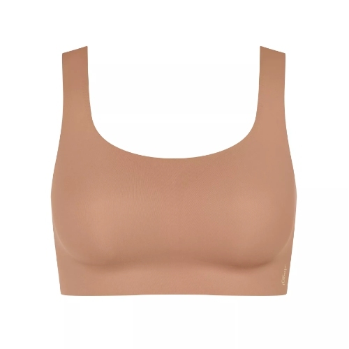 Sloggi Zero Feel brown non-padded bra