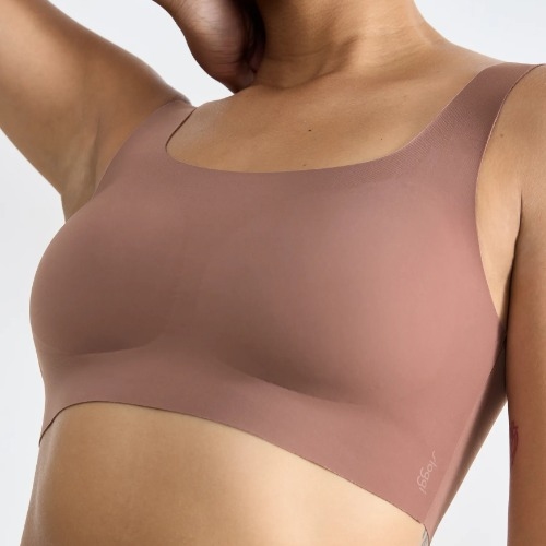 Sloggi Zero Feel brown non-padded bra
