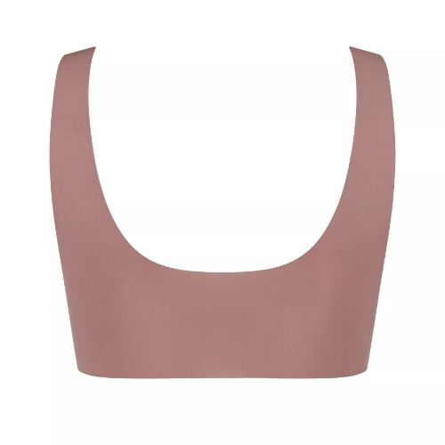 Sloggi Zero Feel brown non-padded bra
