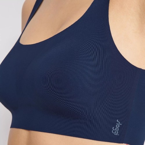Sloggi Zero Feel navy blue non-padded bra