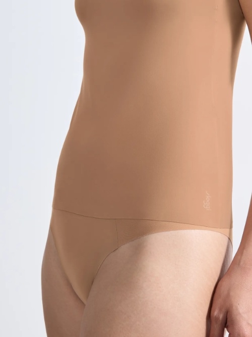 Sloggi Zero Feel brown spaghetti top