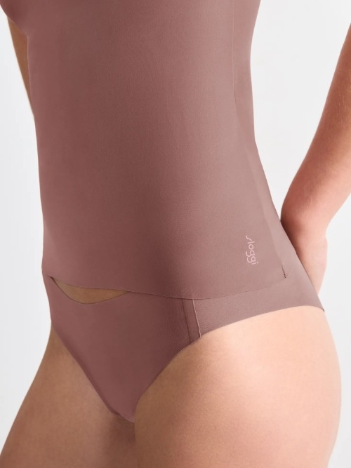 Sloggi Zero Feel brown spaghetti top