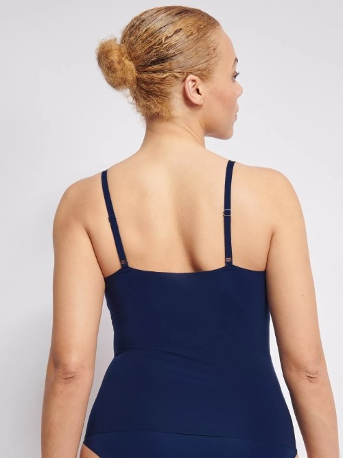 Sloggi Zero Feel navy blue spaghetti top