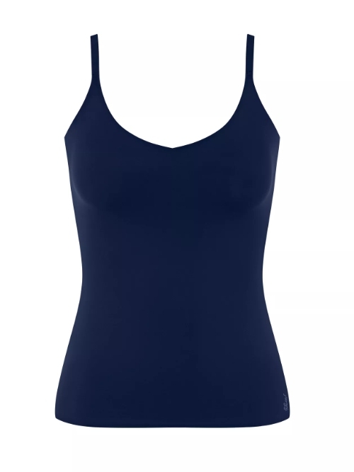 Sloggi Zero Feel navy blue spaghetti top
