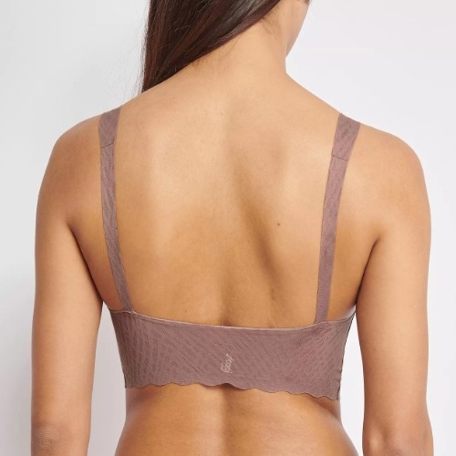 Sloggi Zero Feel Bliss brown wireless bra