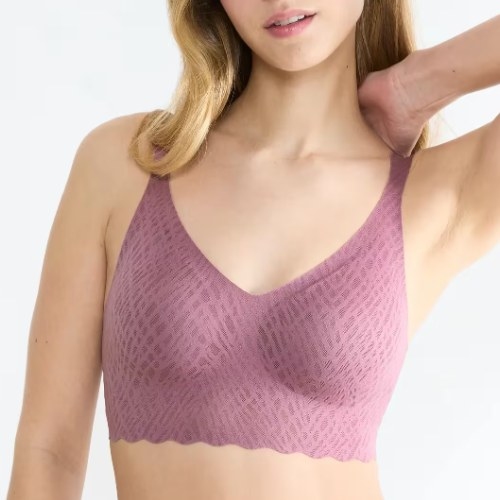 Sloggi Zero Feel Bliss violet wireless bra