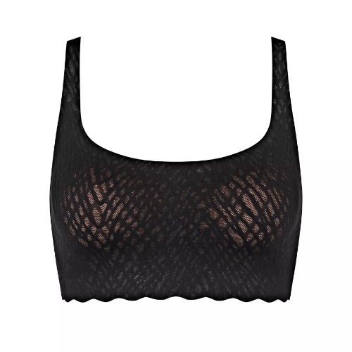 Sloggi Zero Feel Bliss black wireless bra