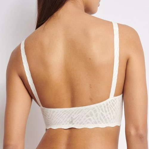 Sloggi Zero Feel Bliss white wireless bra