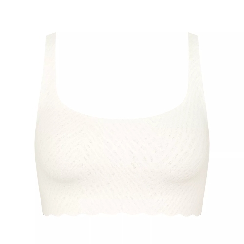Sloggi Zero Feel Bliss white wireless bra