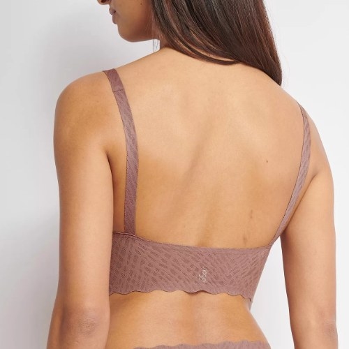 Sloggi Zero Feel Bliss brown wireless bra