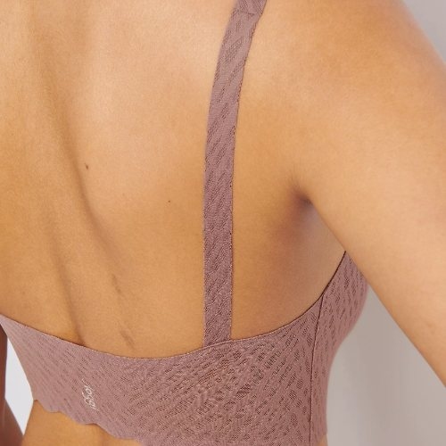 Sloggi Zero Feel Bliss brown wireless bra
