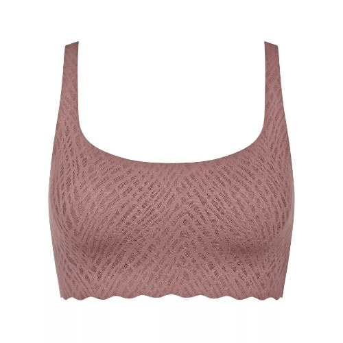 Sloggi Zero Feel Bliss brown wireless bra