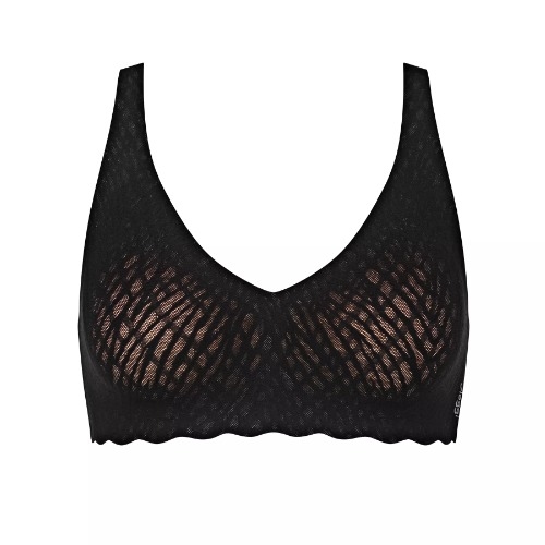 Sloggi Zero Feel Bliss black wireless bra