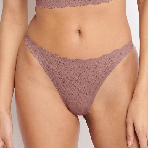 Sloggi Zero Feel Bliss brown thong