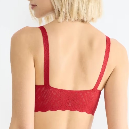 Sloggi Zero Feel Bliss red non-padded bra