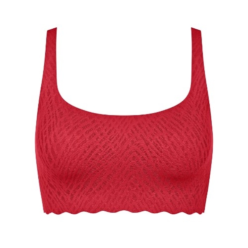 Sloggi Zero Feel Bliss red non-padded bra